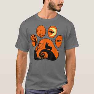 Camiseta Costuma De Halloween De Corgi Dog Paw Para Hombres
