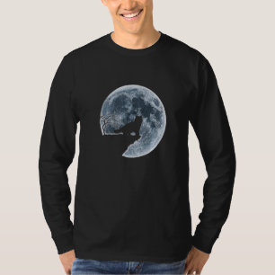 Camiseta Costuma de luna de curry estadounidense Halloween