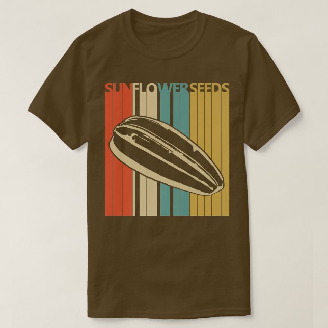 Camiseta Costuma de semilla de girasol premium  (Diseño del anverso)