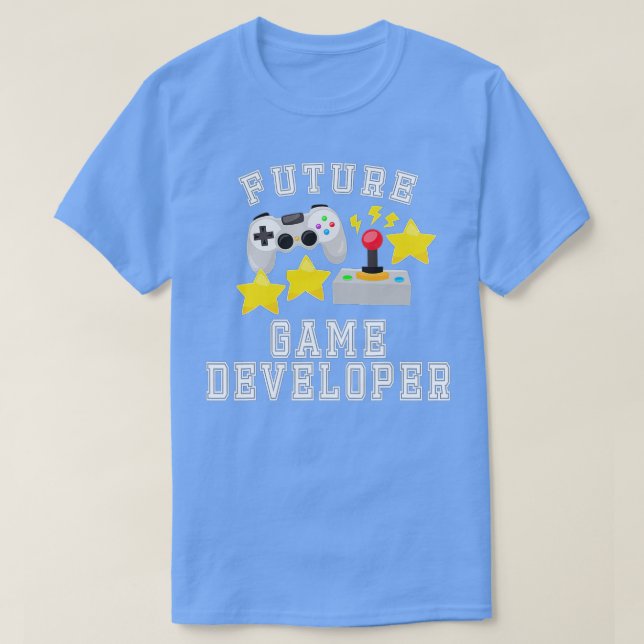 Camiseta Costuma para desarrolladores de juegos para adulto (Diseño del anverso)