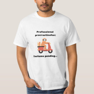 Camiseta Costuma profesional de postergador pendiente