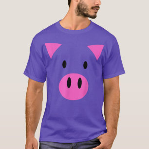 Camiseta Costumbre de cara de cerdo Gracioso Halloween Ping