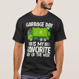 Camiseta Costumbre De Gestión De Desechos Del Día De La Bas