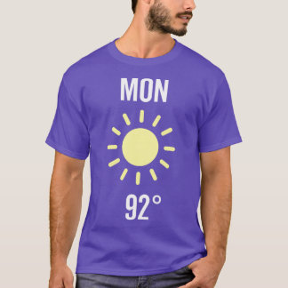 Camiseta Costumbre meteorológico de lunes