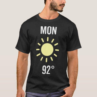 Camiseta Costumbre meteorológico de lunes