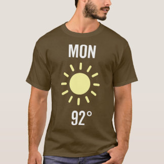 Camiseta Costumbre meteorológico de lunes