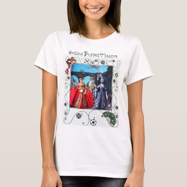 CAMISETA COSTUMBRES DE MÁSCARA DE MASQUERADE DE ANTIGÜEDADE (Anverso)