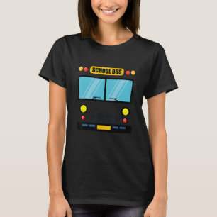 Camiseta Costume de autobús escolar Fácil vehículo Guay Hal