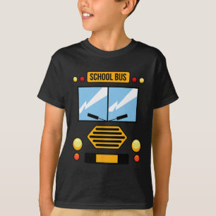 Camiseta Costume de autobús escolar Guay Vehículo fácil Hal