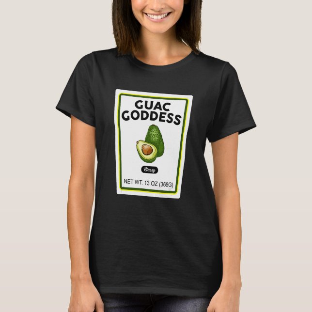 Camiseta Costume de celebración de Halloween Guacamole Godd (Anverso)