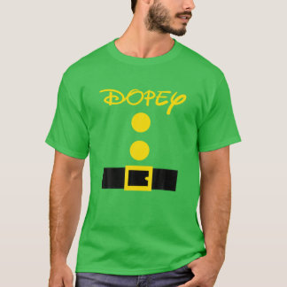 Camiseta Costume de enano Dopey Halloween Costume de color