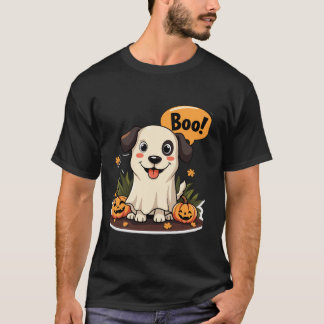 Camiseta Costume de parche de calabaza de perro gazoso Funn