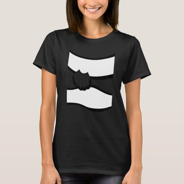 Camiseta Costume de pez de payaso suave grupo de Halloween  (Anverso)