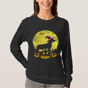 Camiseta Costume Halloween Dachshund Witch Hat