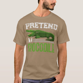 Camiseta Costume Reptil Zoológico Animal Lover Crocodile