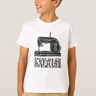 Camiseta Costura - Confía en mí, soy operadora de máquinas 