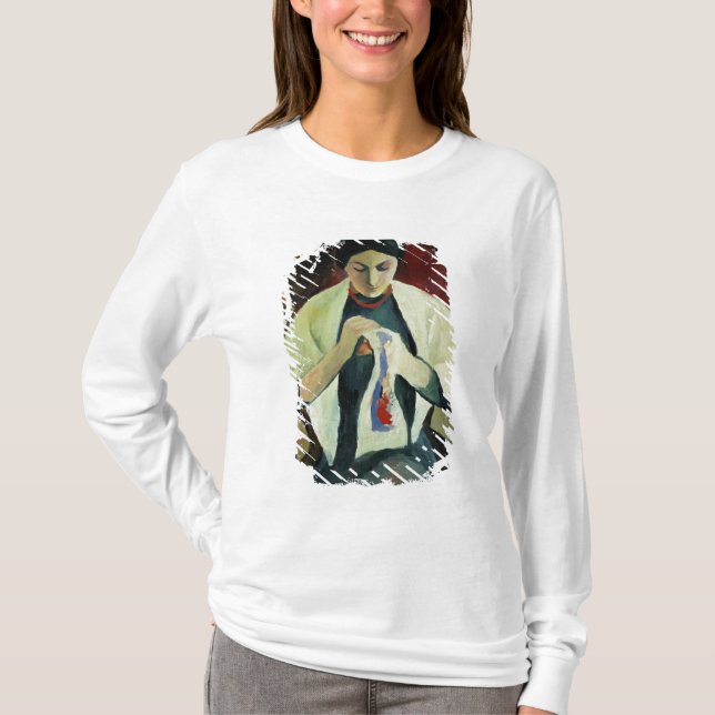 Camiseta Costura de la mujer (Anverso)