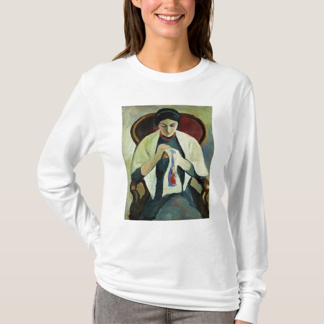 Camiseta Costura de la mujer (Anverso)
