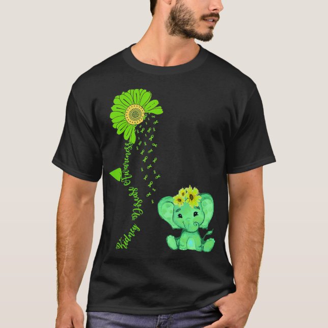 Camiseta Costura de sensibilización sobre la enfermedad ren (Anverso)