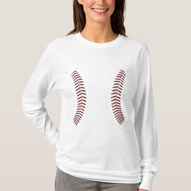 Camiseta Costura del béisbol (Anverso)