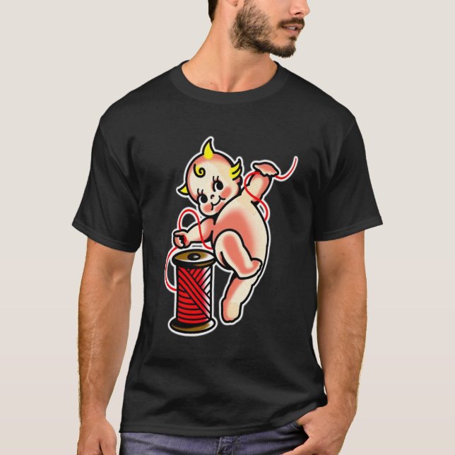 Camiseta Costurera de bebés Kewpie (Anverso)