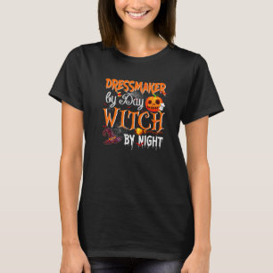 Camiseta Costurera De Día Bruja De Noche