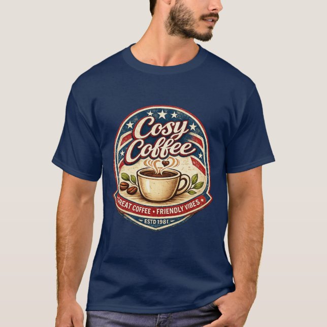 Camiseta Cosy Coffee (Anverso)
