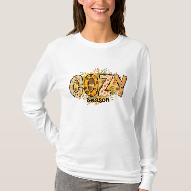Camiseta Cosy Season Floral Long Sleeve (Anverso)