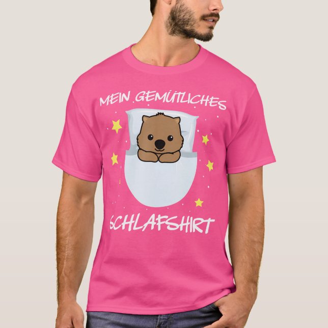 Camiseta Cosy Sleep Australia Wombat (Anverso)