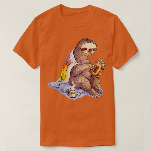 Camiseta Cosy Sloth en Blanket (Diseño del anverso)