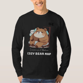 Camiseta Coszy Brown Bear Snooze