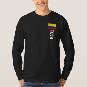 Camiseta Cota Colombia Para Hombres Mujeres Niños Colombian