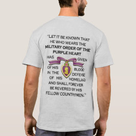 Camiseta "COTA DE CORAZÓN PÚRPURA"
