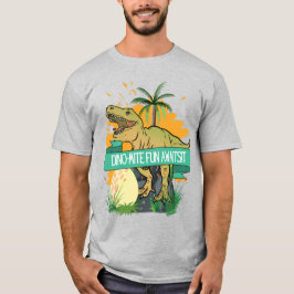 CAMISETA COTA DE DINOSAURIO CARICATURA