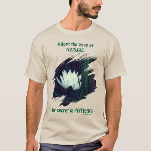 Camiseta Cota de Emerson cita inspiradora Lotus