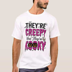 Camiseta Cota de Halloween espeluznante, extravagante, espe