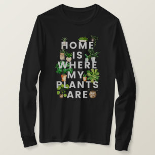 Camiseta Cota de jardinería de plantas de interior en acuar