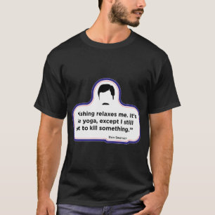 Camiseta Cota de Ron Swanson - Pescar