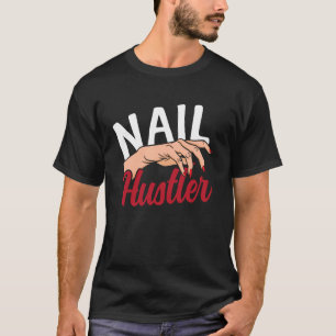 Camiseta Cota de técnico de uñas uniforme de trabajo esmalt