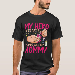 Camiseta Cota de técnico de uñas uniforme de trabajo esmalt