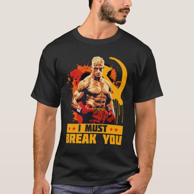 Camiseta Cota Ivan Drago Debo Romperte (Anverso)