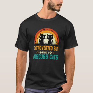 Camiseta Cotas Cita Introvertido Pero Dispuesto a Hablar de
