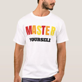 Camiseta Cotas de motivación de disciplina y autocontrol