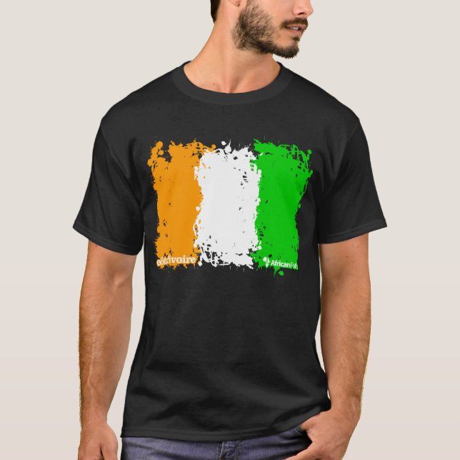 Camiseta cote_ivoire_bw (Anverso)