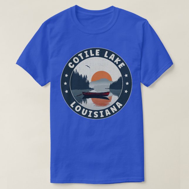Camiseta Cotile Lake Louisiana Sunset TShirt (Diseño del anverso)