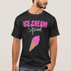 Camiseta Cotización de Cono de verano de Ice Cream Squad
