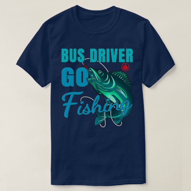 Camiseta Cotización de diseño de pesca de autocar Go (Diseño del anverso)