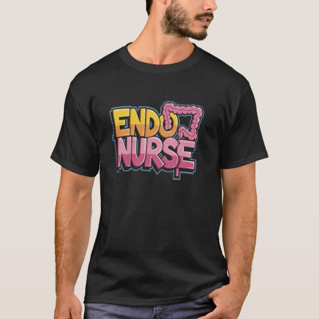 Camiseta Cotización de enfermera de endoscopia para gastroe (Anverso)