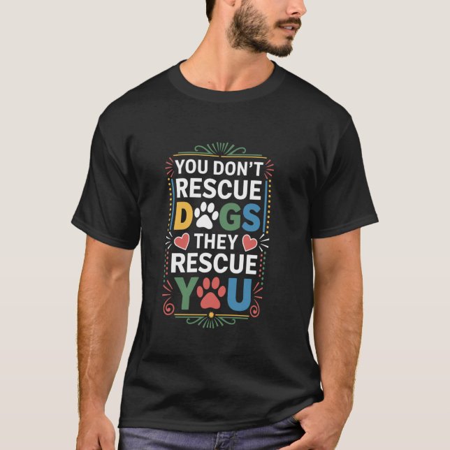 Camiseta Cotización de rescate de animales para refugio de  (Anverso)