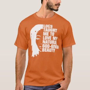 Camiseta Cotización de silueta de Locs Dreadlocks
